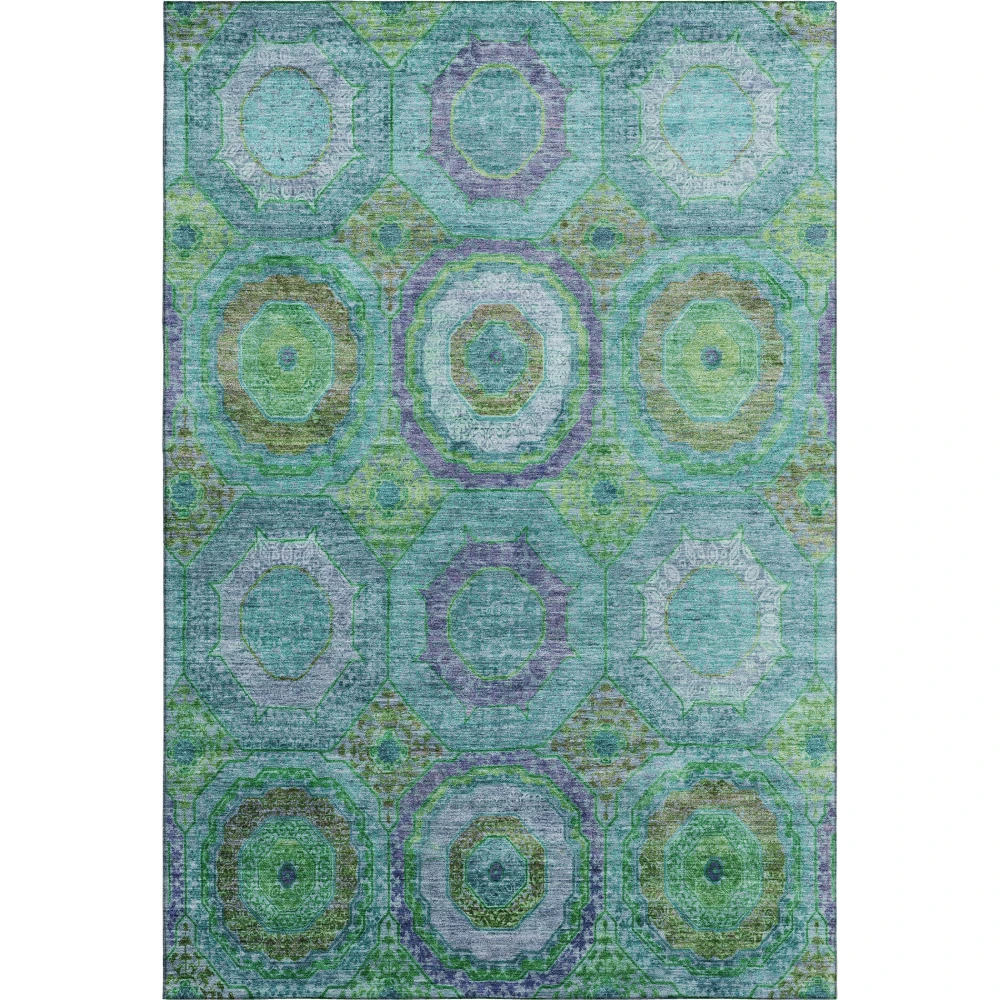 Mayfield AMF2049 Teal 3' x 5' Rug