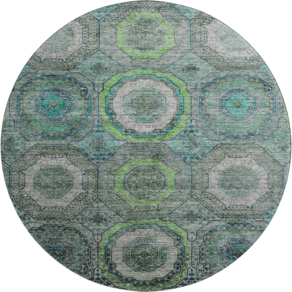 Mayfield AMF2050 Teal 8' x 8' Rug