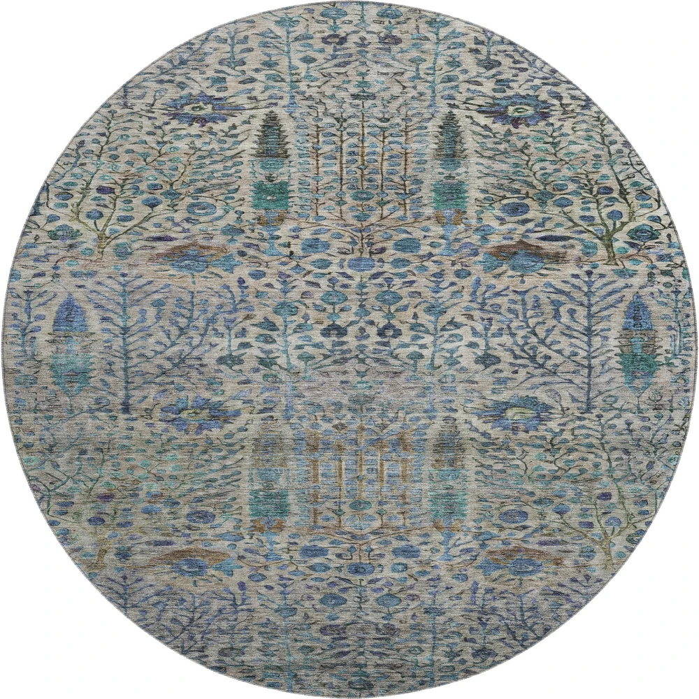 Mayfield AMF2053 Brown 8' x 8' Rug
