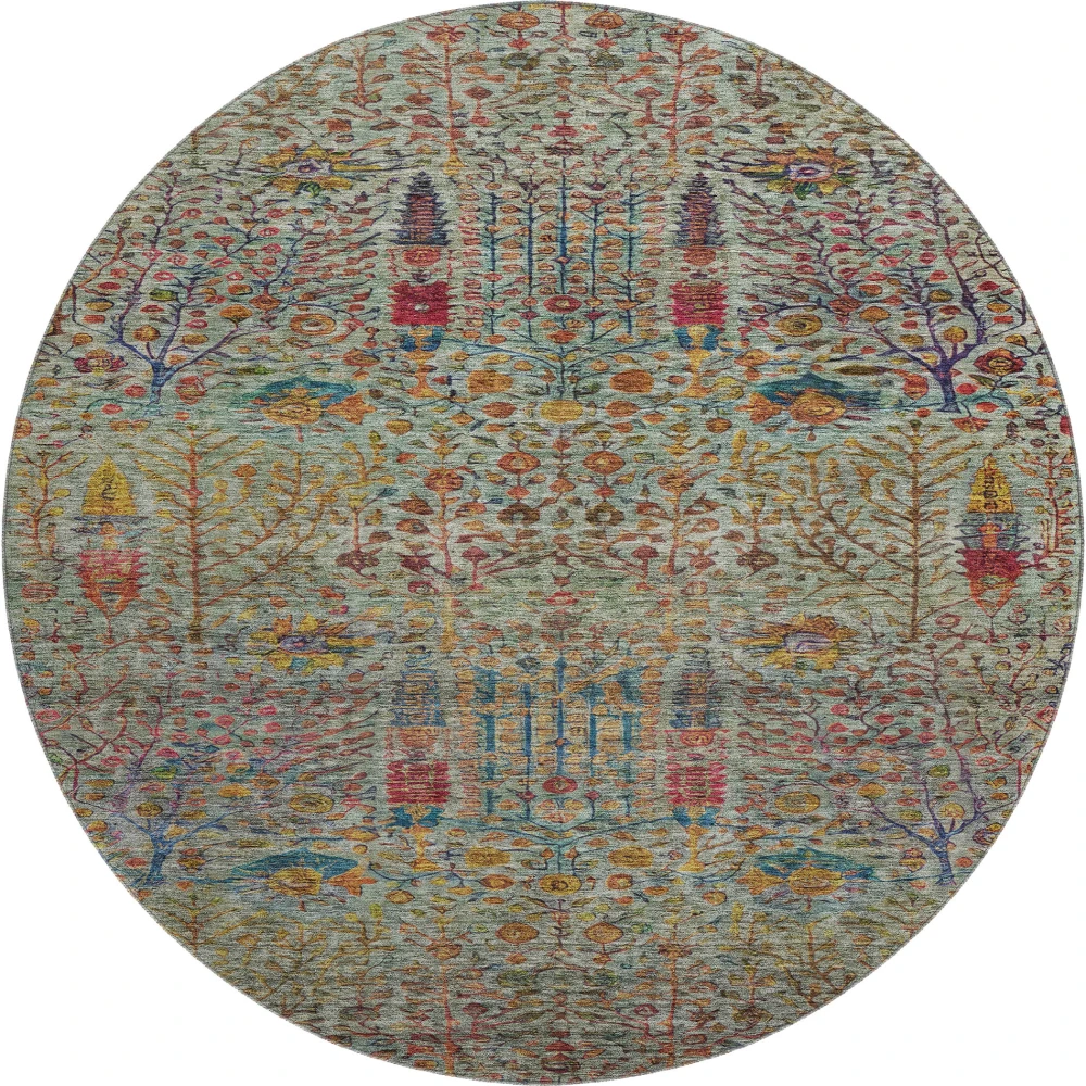 Mayfield AMF2053 Green 8' x 8' Rug