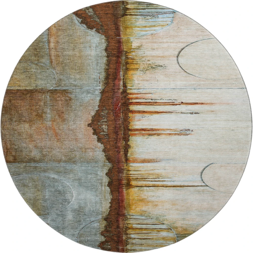 Mayfield AMF2059 Rust 8' x 8' Rug