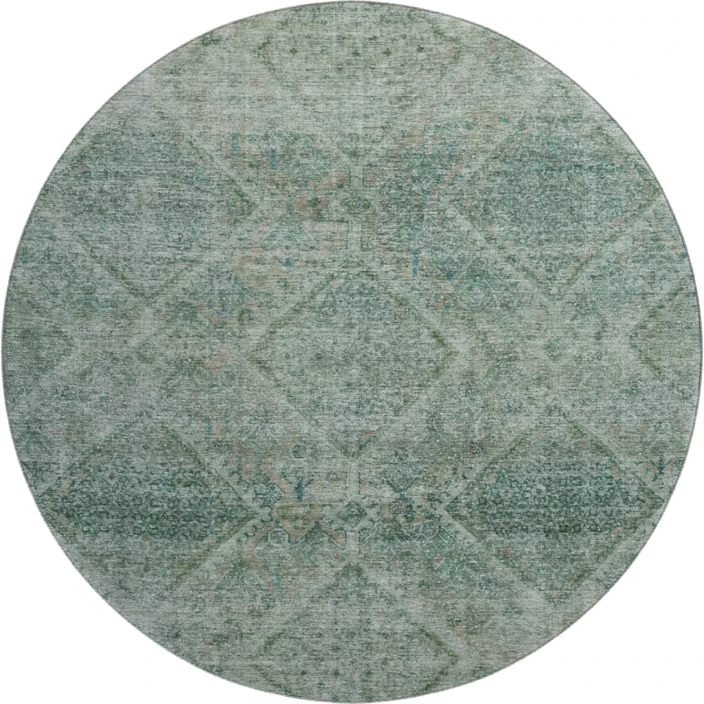 Mayfield AMF2060 Teal 8' x 8' Rug