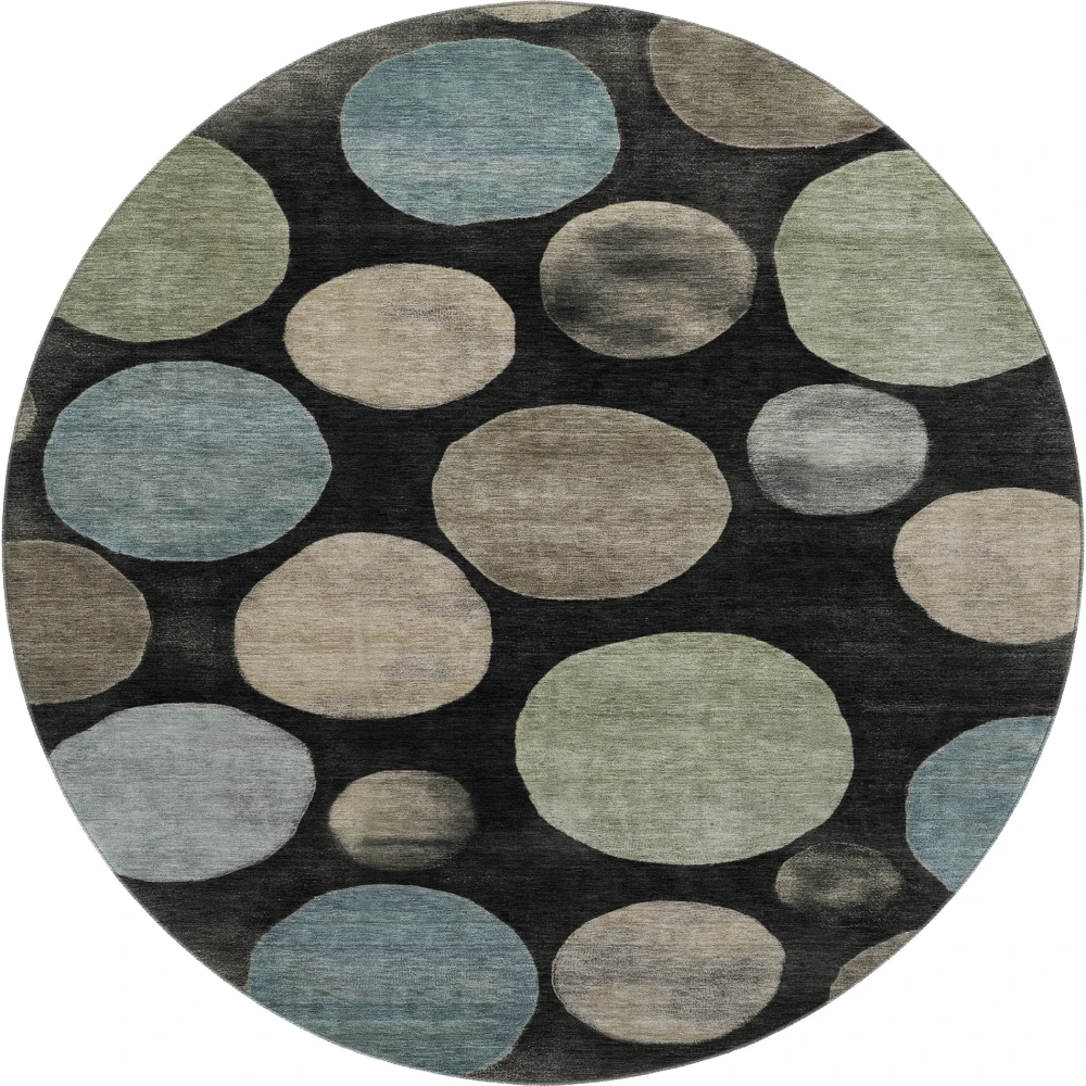 Mayfield AMF2062 Black 8' x 8' Rug