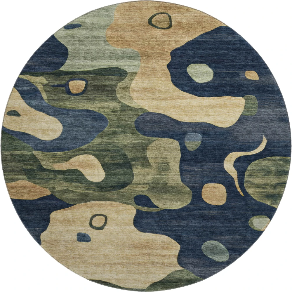 Mayfield AMF2063 Navy 8' x 8' Rug