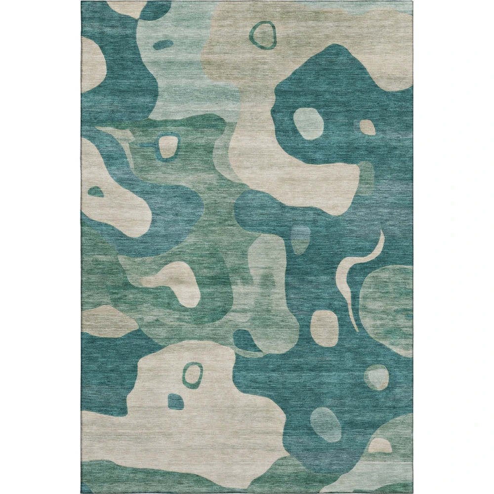 Mayfield AMF2063 Teal 3' x 5' Rug