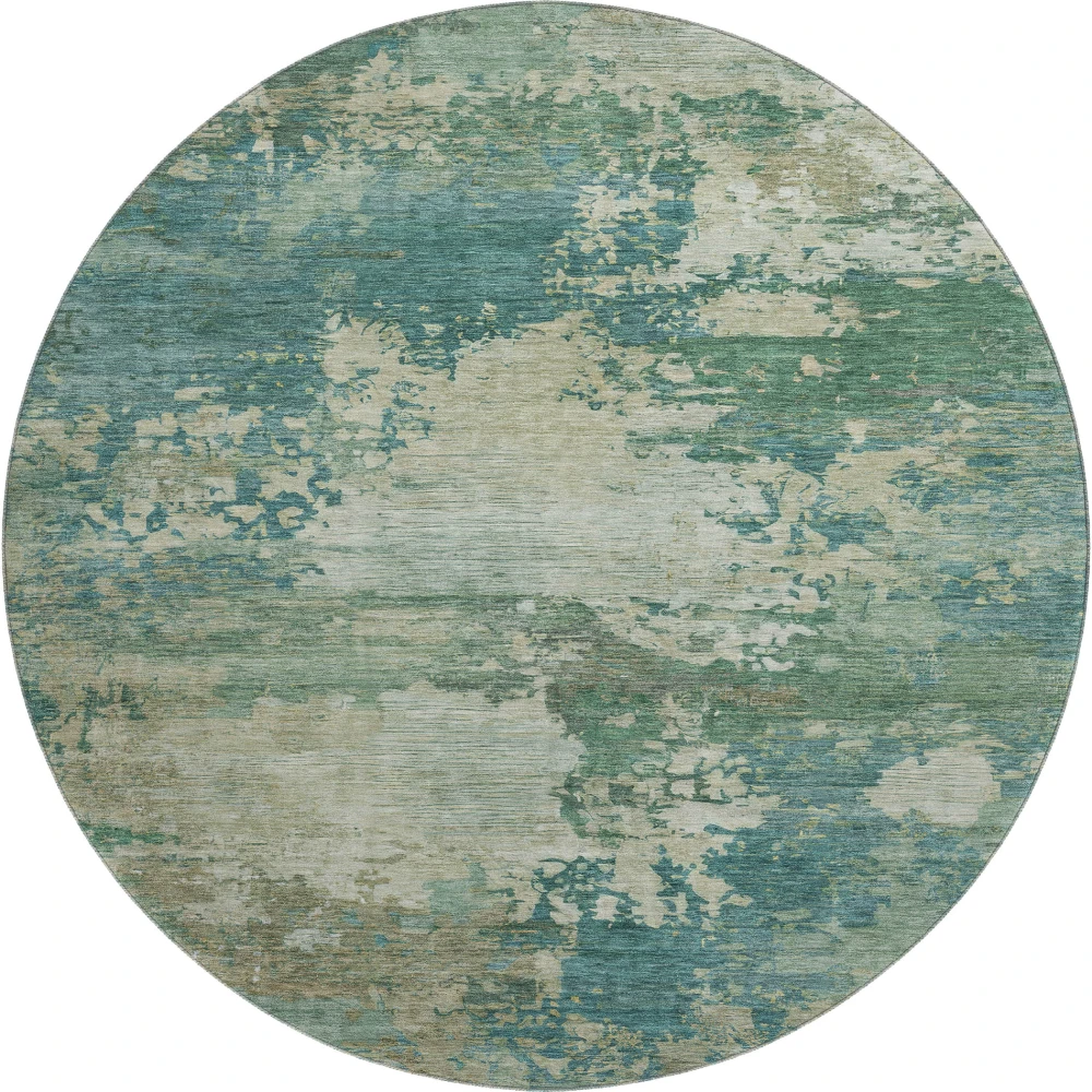 Mayfield AMF2067 Teal 8' x 8' Rug