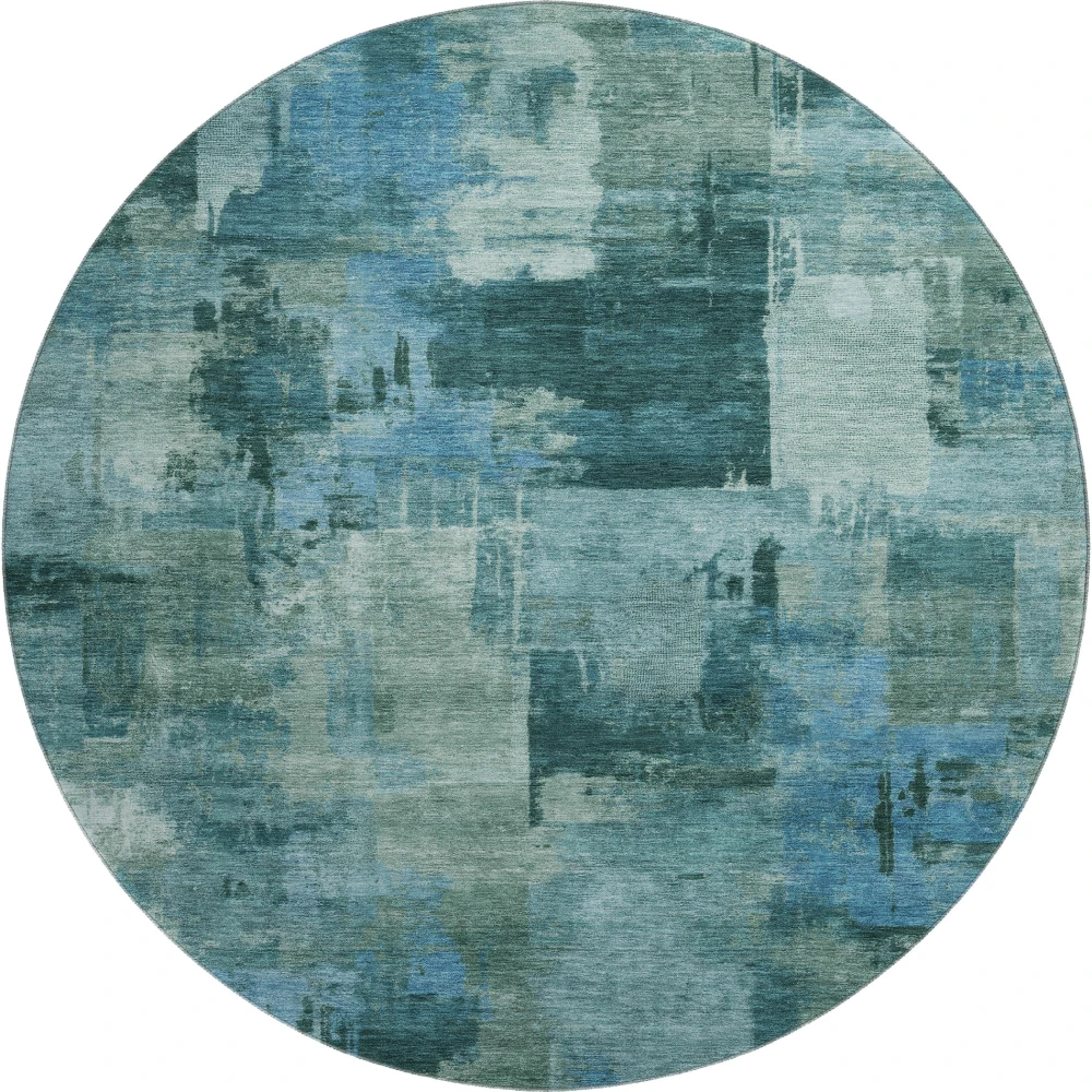 Mayfield AMF2069 Teal 8' x 8' Rug