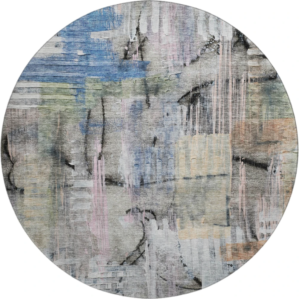 Mayfield AMF2076 Blue 8' x 8' Rug