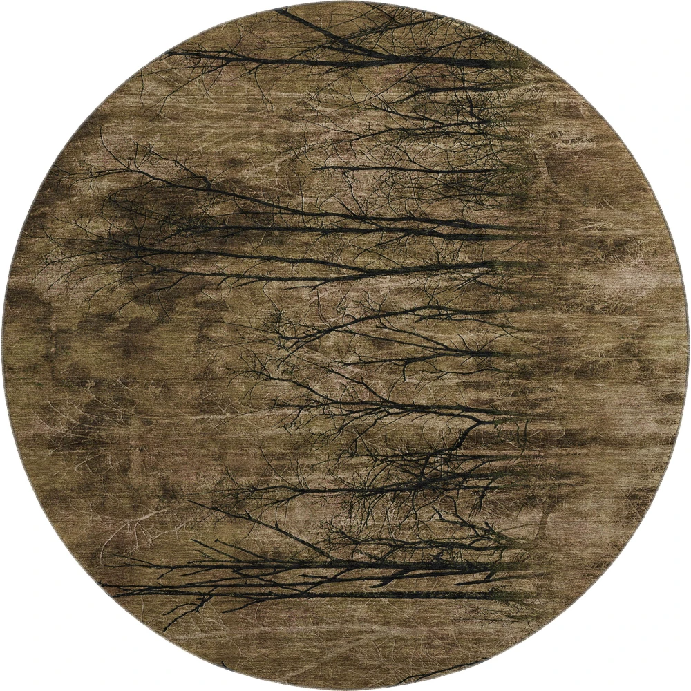 Mayfield AMF2083 Brown 8' x 8' Rug