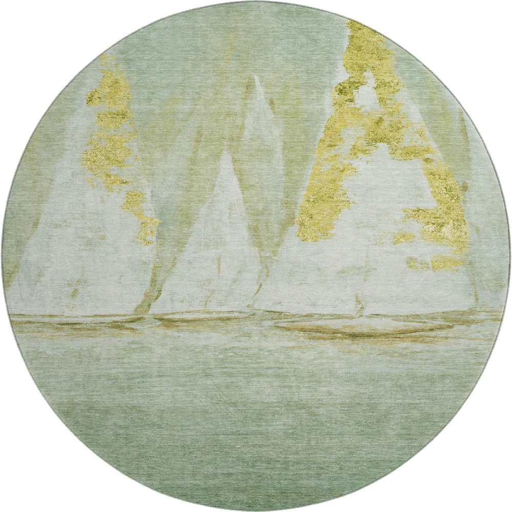 Mayfield AMF2084 Green 8' x 8' Rug