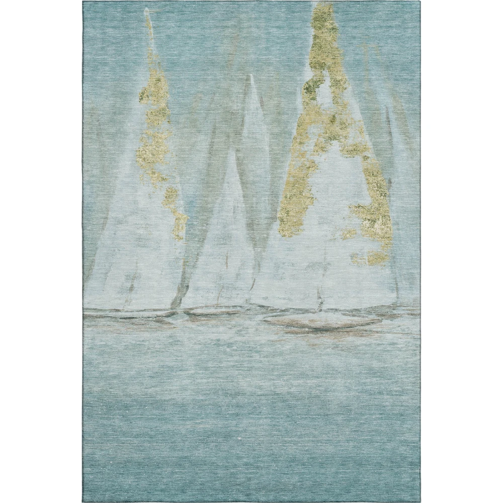 Mayfield AMF2084 Teal 9' x 12' Rug