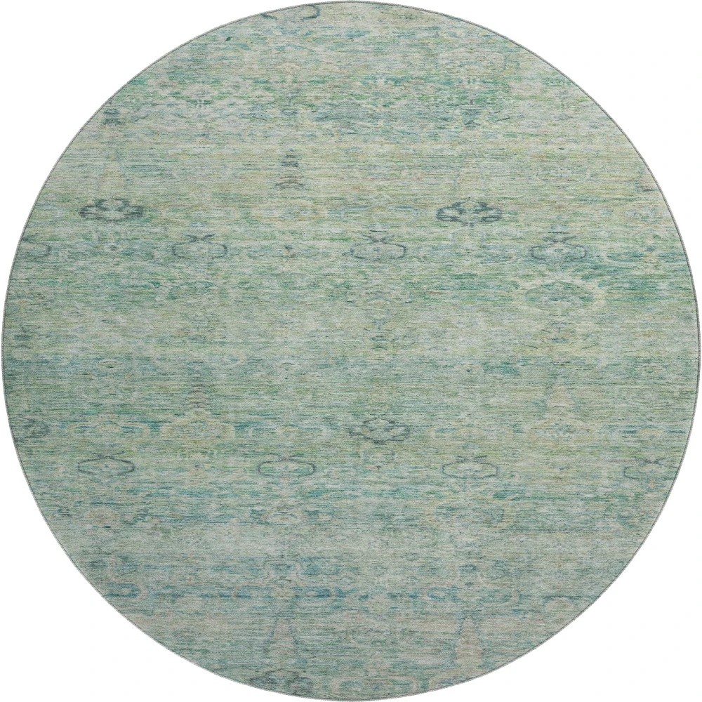 Mayfield AMF2090 Teal 8' x 8' Rug