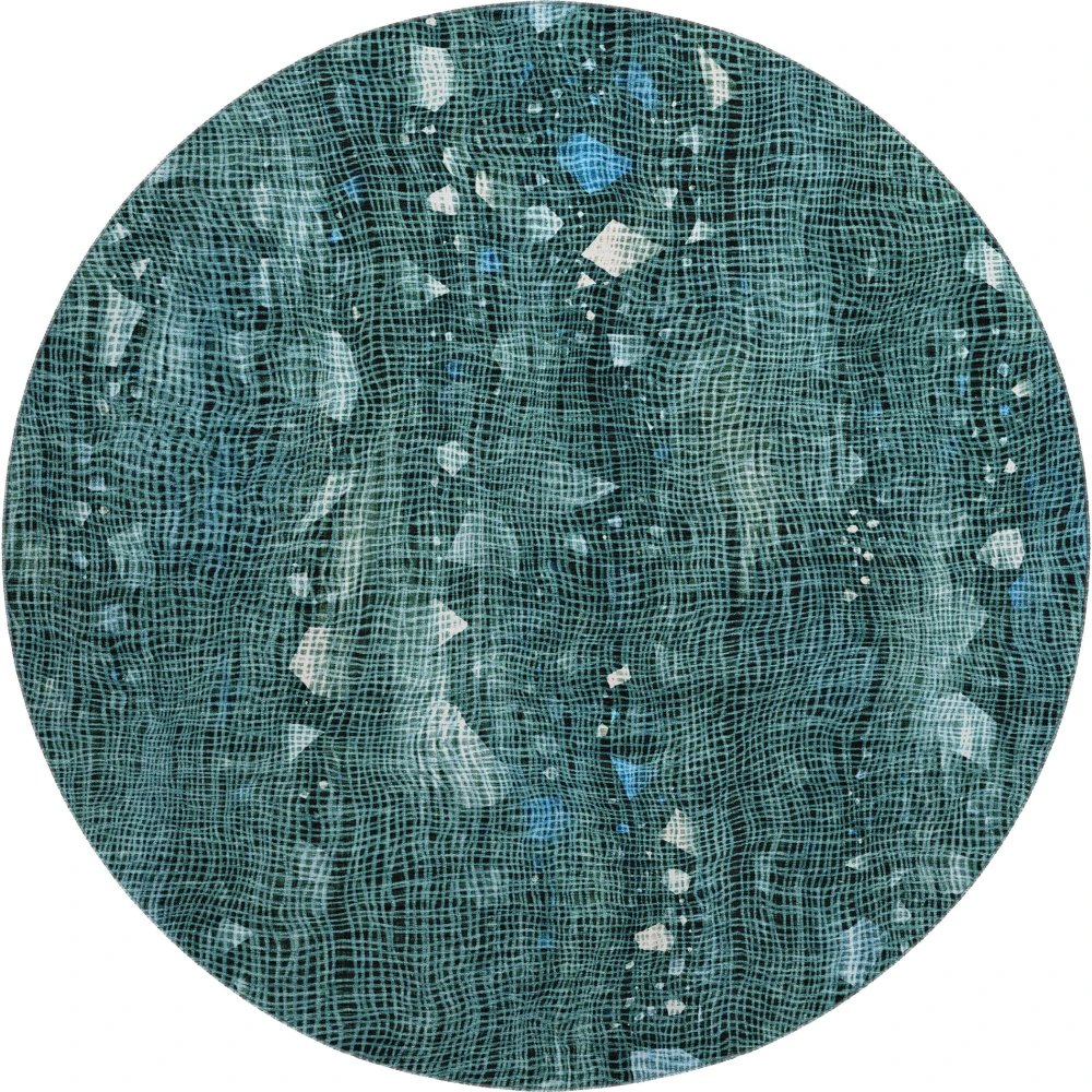 Mayfield AMF2092 Teal 8' x 8' Rug