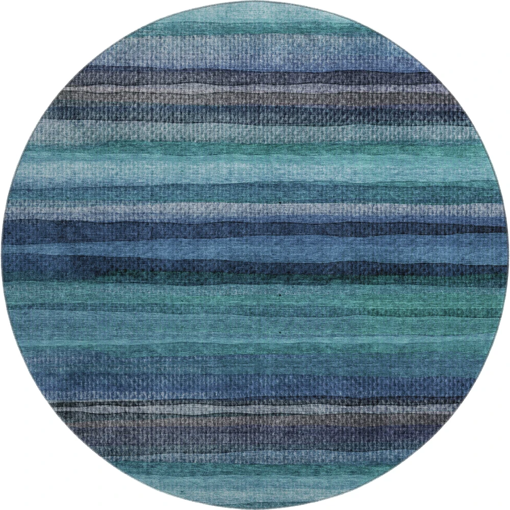 Mayfield AMF2093 Teal 8' x 8' Rug