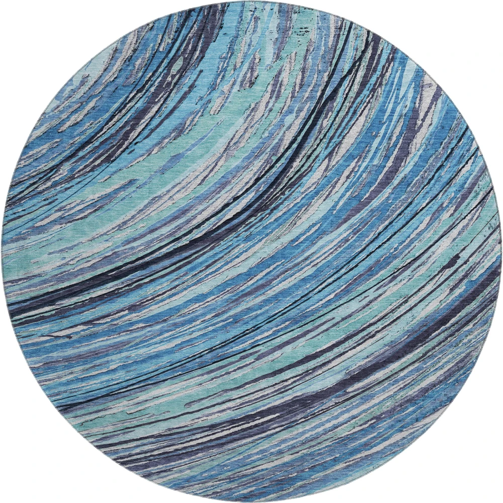 Mayfield AMF2094 Blue 8' x 8' Rug