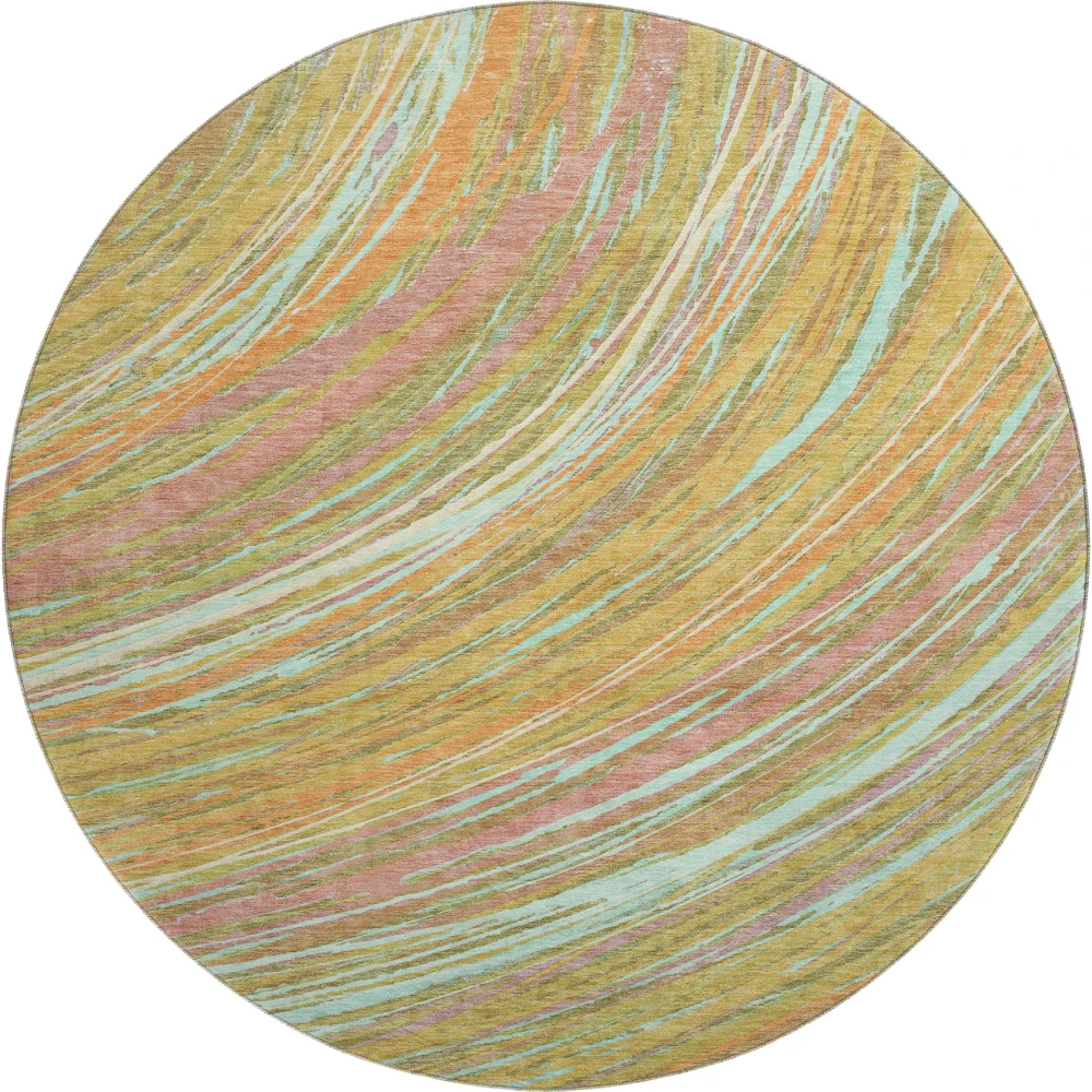 Mayfield AMF2094 Gold 8' x 8' Rug