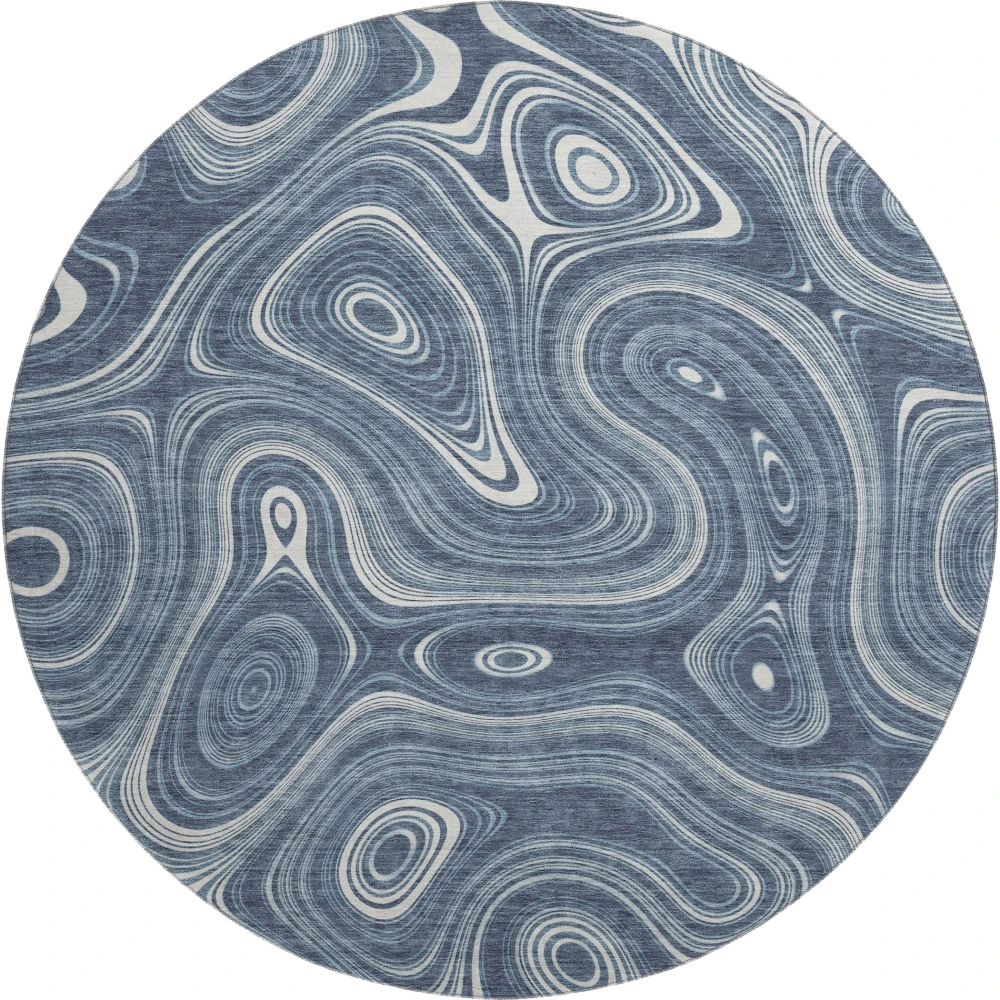 Mayfield AMF2097 Blue 8' x 8' Rug