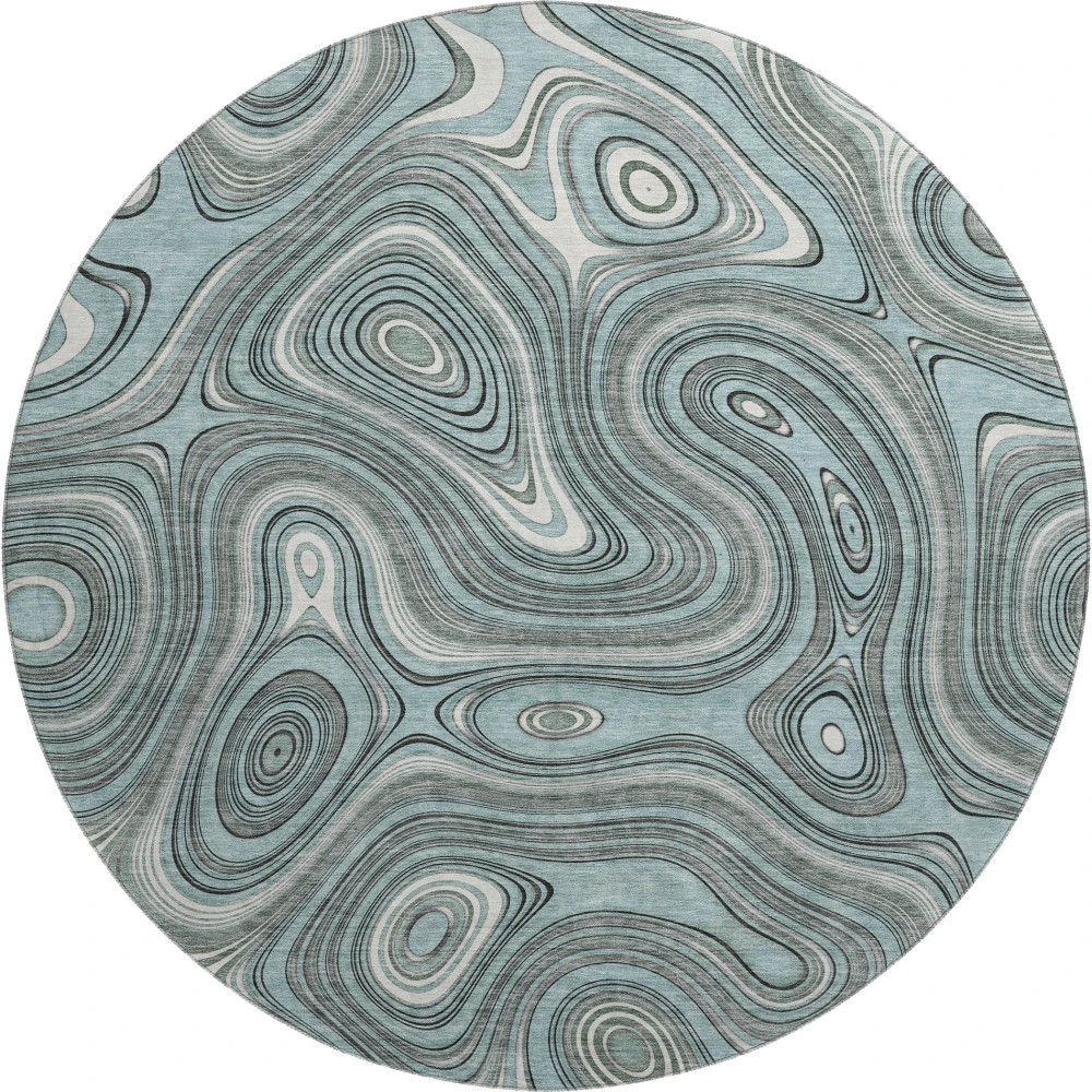 Mayfield AMF2097 Sky 8' x 8' Rug