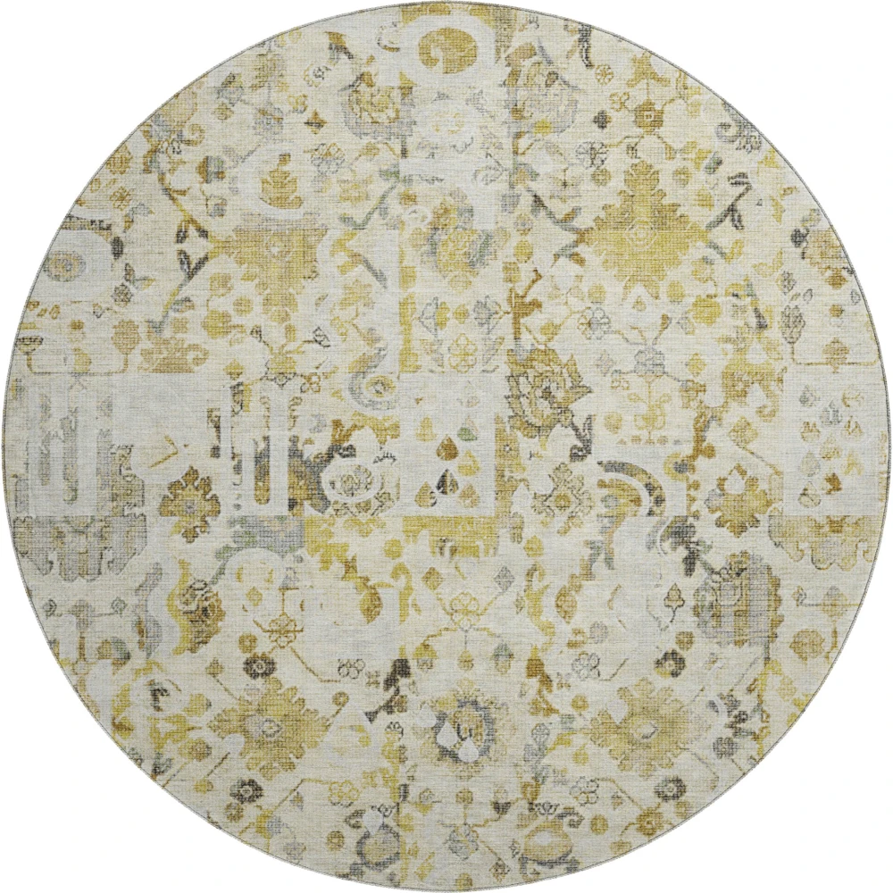 Mayfield AMF2099 Gold 8' x 8' Rug