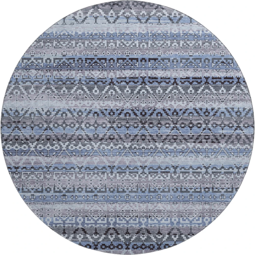 Mayfield AMF2101 Blue 8' x 8' Rug