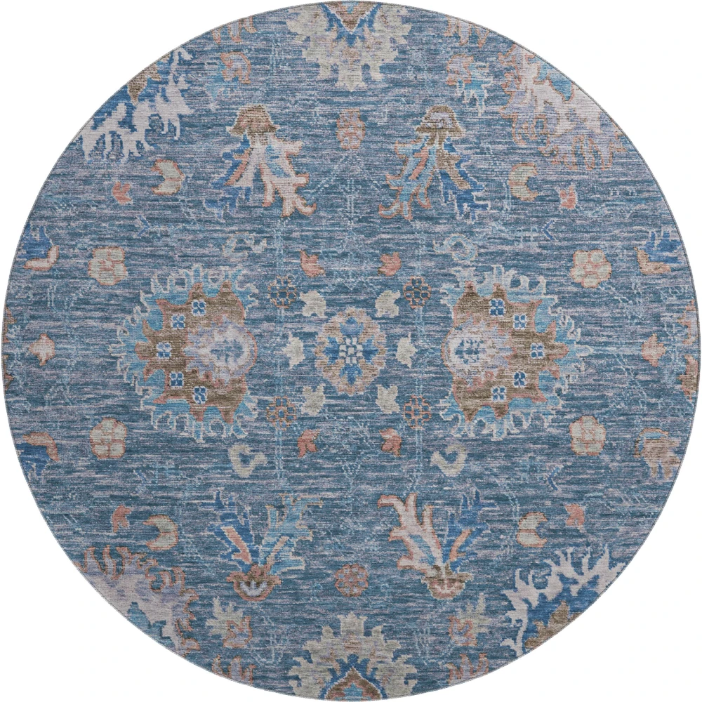 Mayfield AMF2104 Blue 8' x 8' Rug