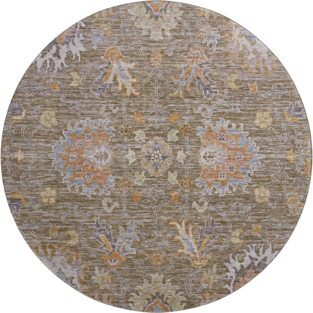 Mayfield AMF2104 Brown 8' x 8' Rug
