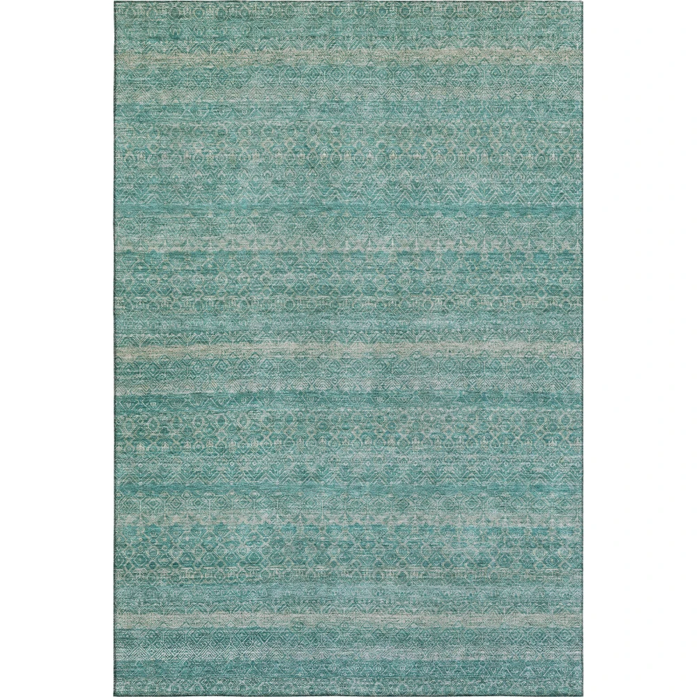 Mayfield AMF2105 Teal 10' x 14' Rug