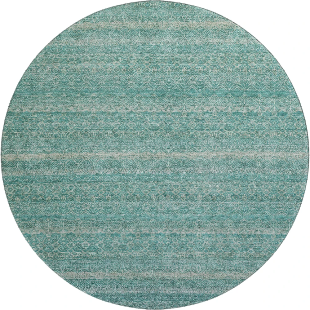 Mayfield AMF2105 Teal 8' x 8' Rug