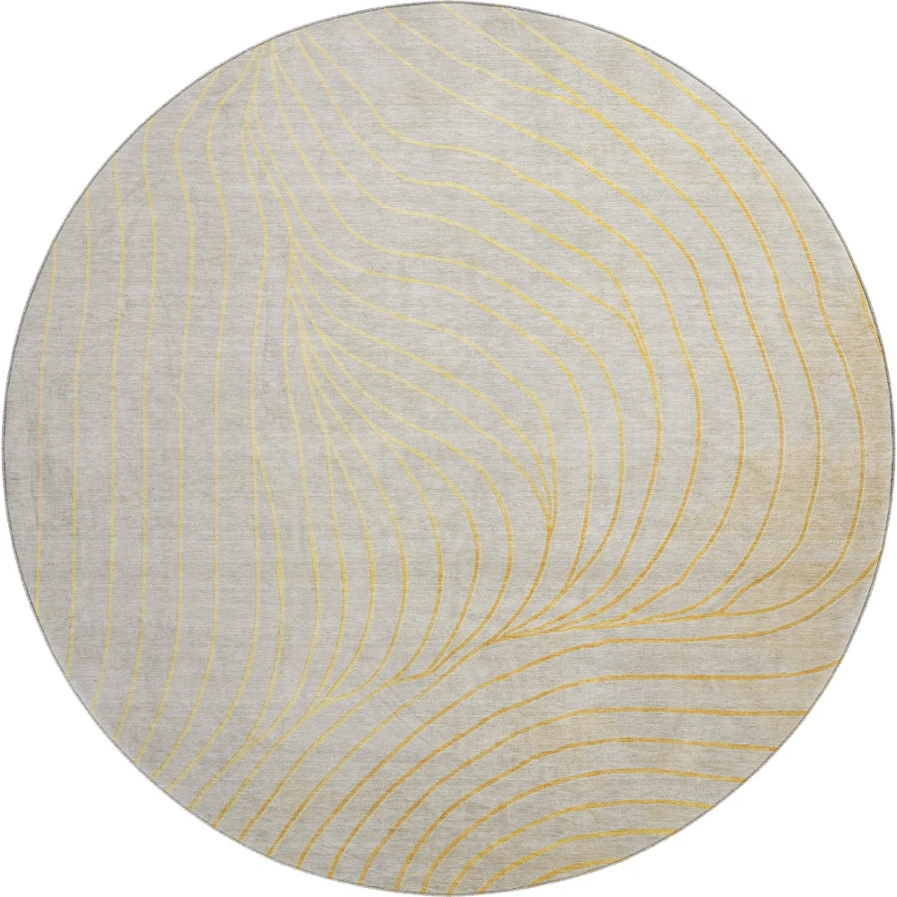 Mayfield AMF2107 Gold 8' x 8' Rug