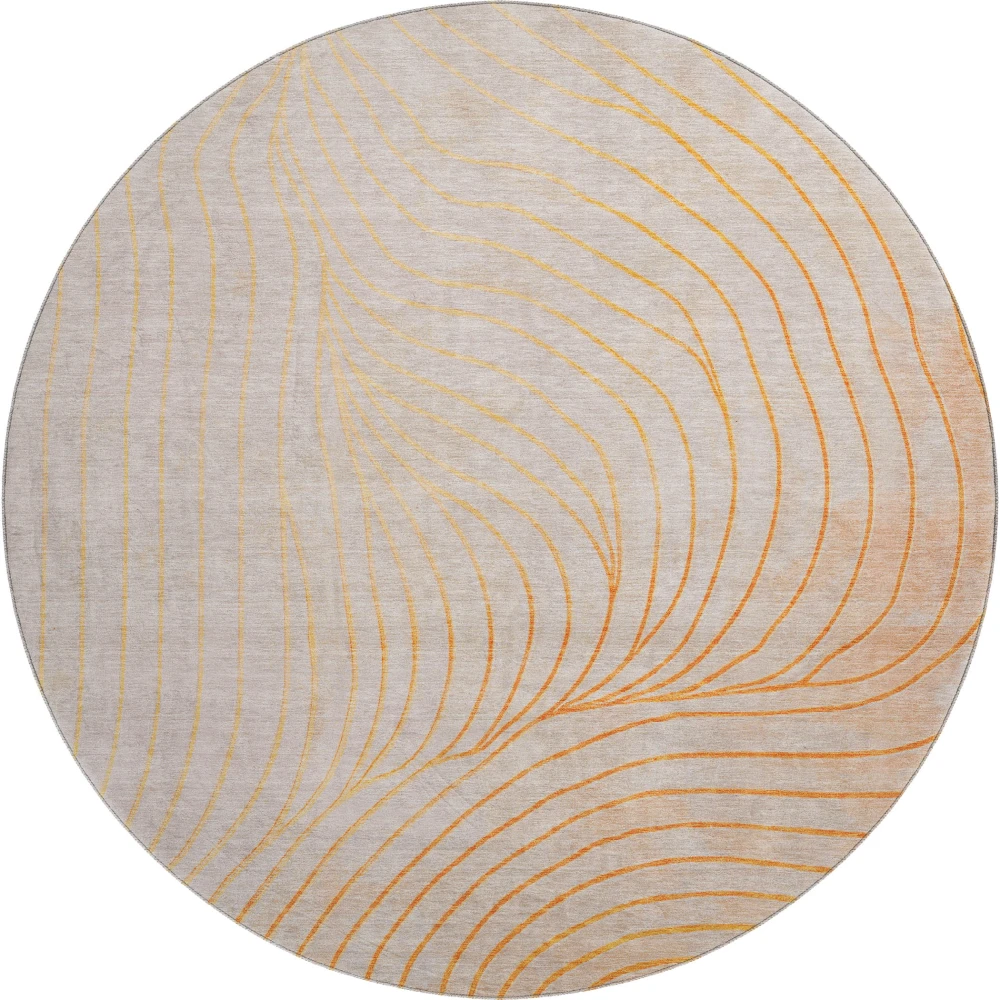 Mayfield AMF2107 Orange 8' x 8' Rug