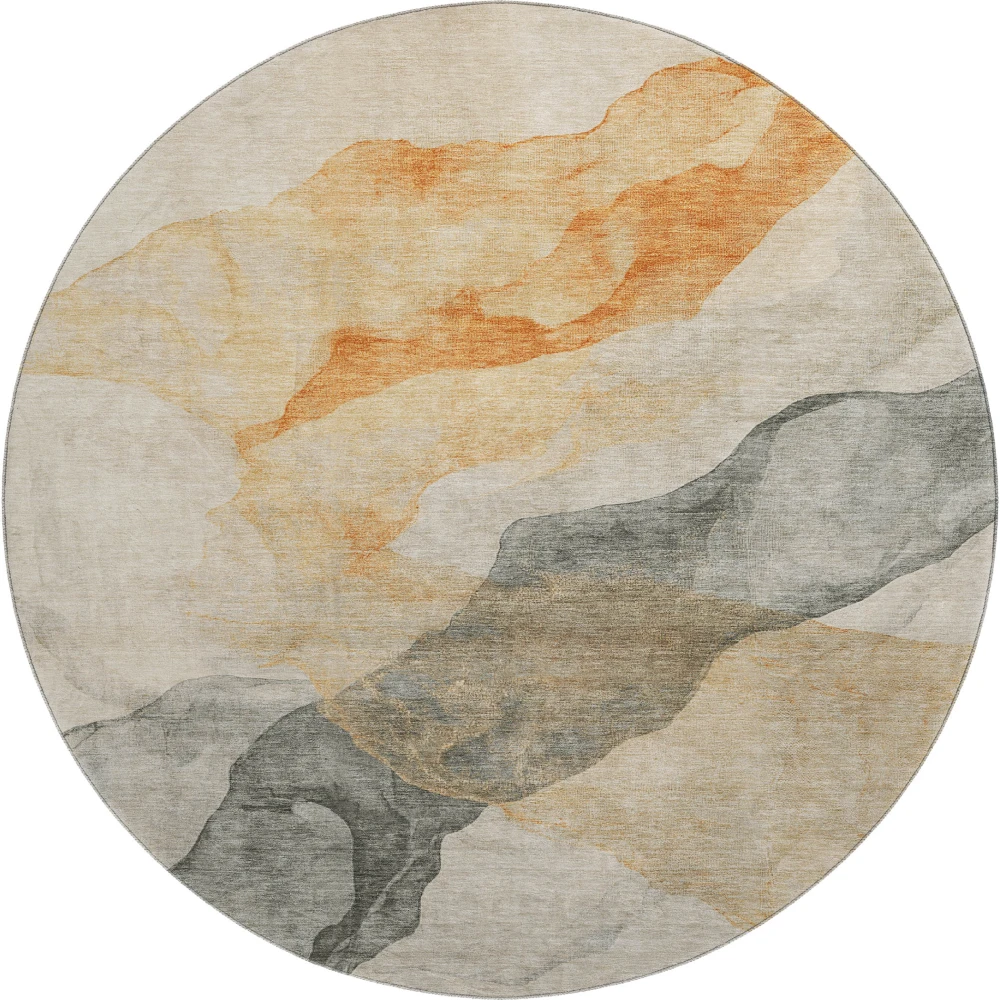 Mayfield AMF2109 Orange 8' x 8' Rug