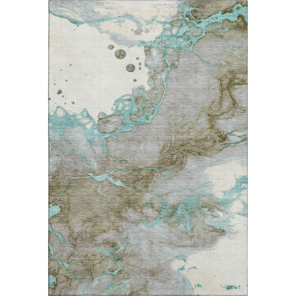 Mayfield AMF2110 Teal 3' x 5' Rug