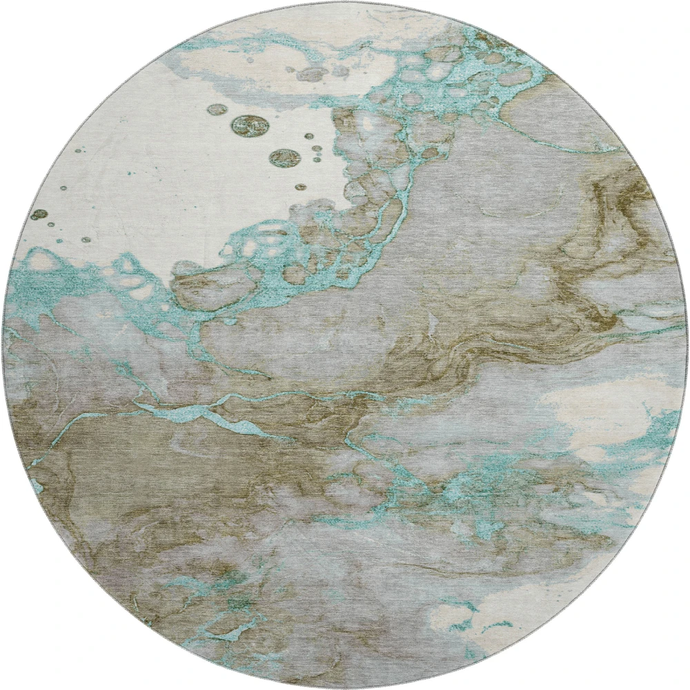 Mayfield AMF2110 Teal 8' x 8' Rug