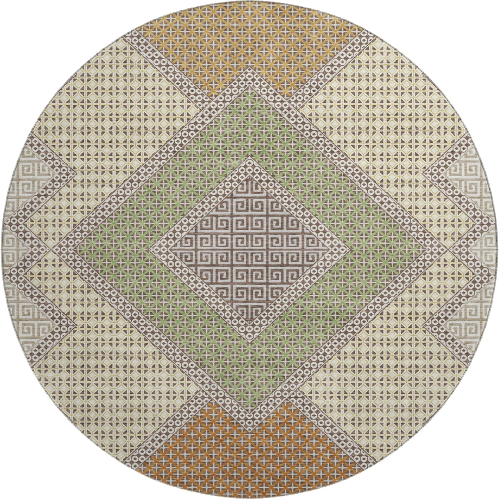 Mayfield AMF2111 Brown 8' x 8' Rug