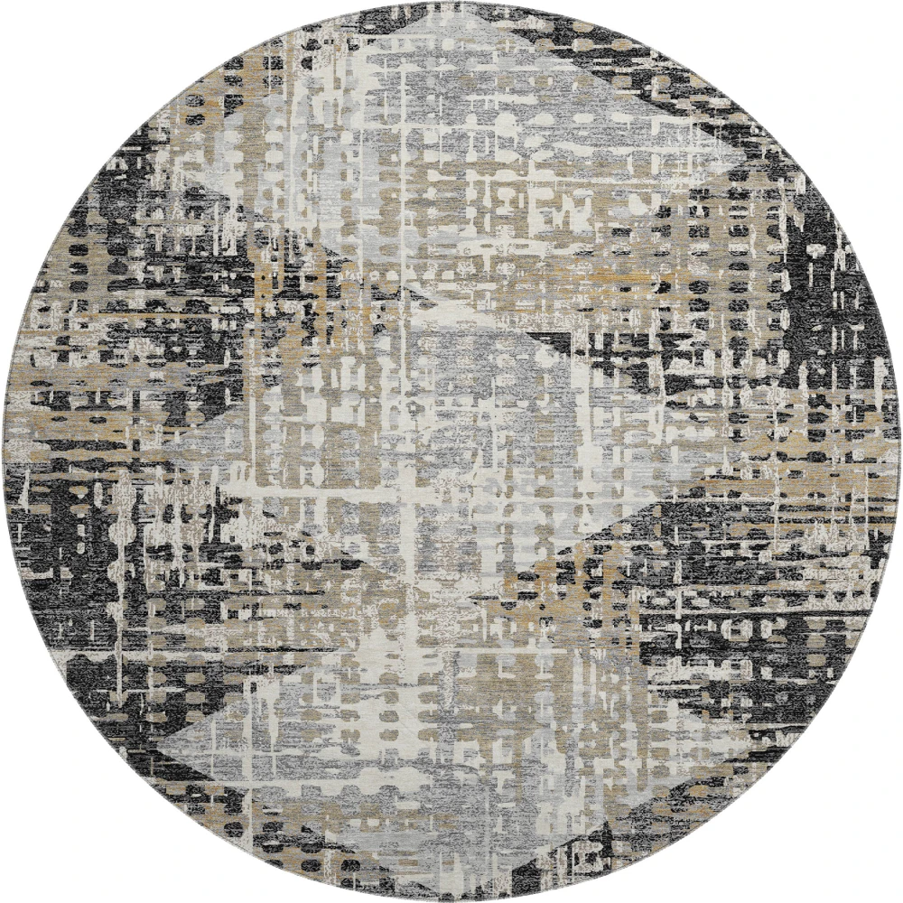Mayfield AMF2116 Black 8' x 8' Rug
