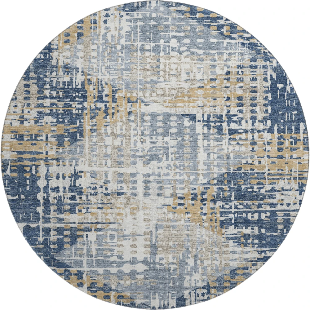 Mayfield AMF2116 Navy 8' x 8' Rug