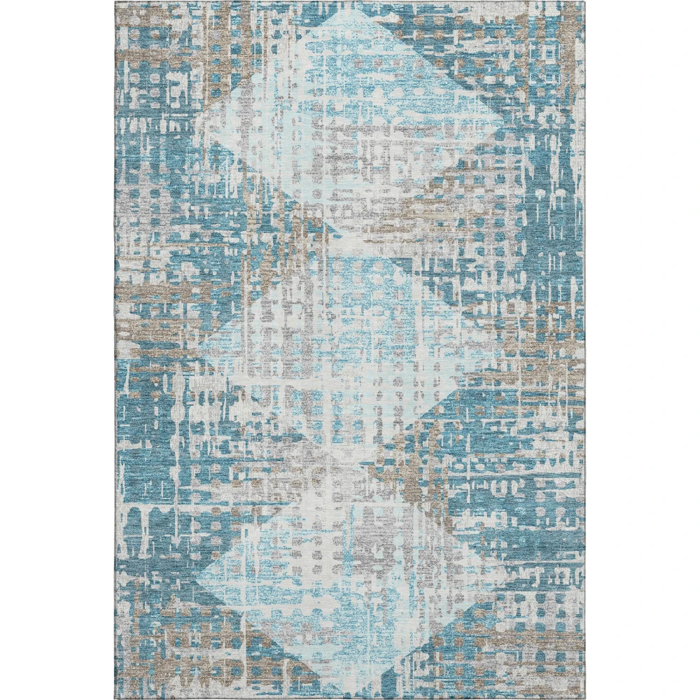 Mayfield AMF2116 Teal 3' x 5' Rug