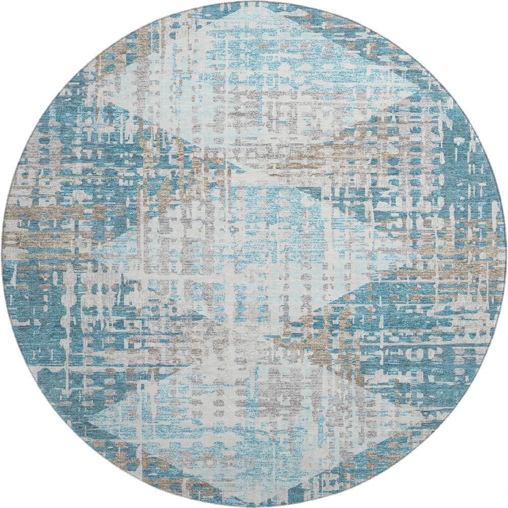 Mayfield AMF2116 Teal 8' x 8' Rug