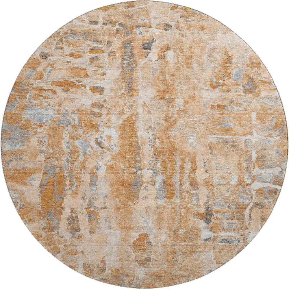 Mayfield AMF2120 Orange 8' x 8' Rug