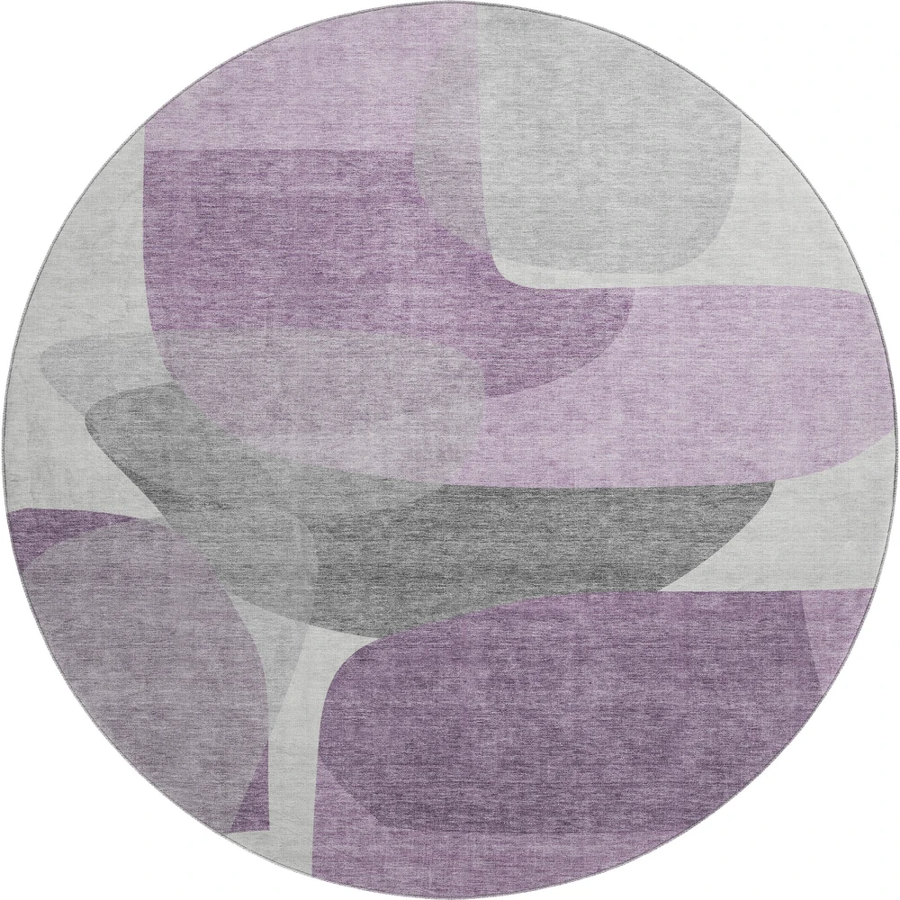 Mayfield AMF2121 Purple 8' x 8' Rug