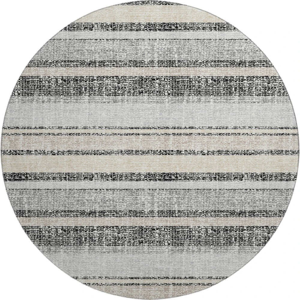 Mayfield AMF2122 Black 8' x 8' Rug