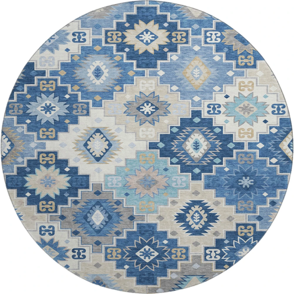 Mayfield AMF2123 Blue 8' x 8' Rug