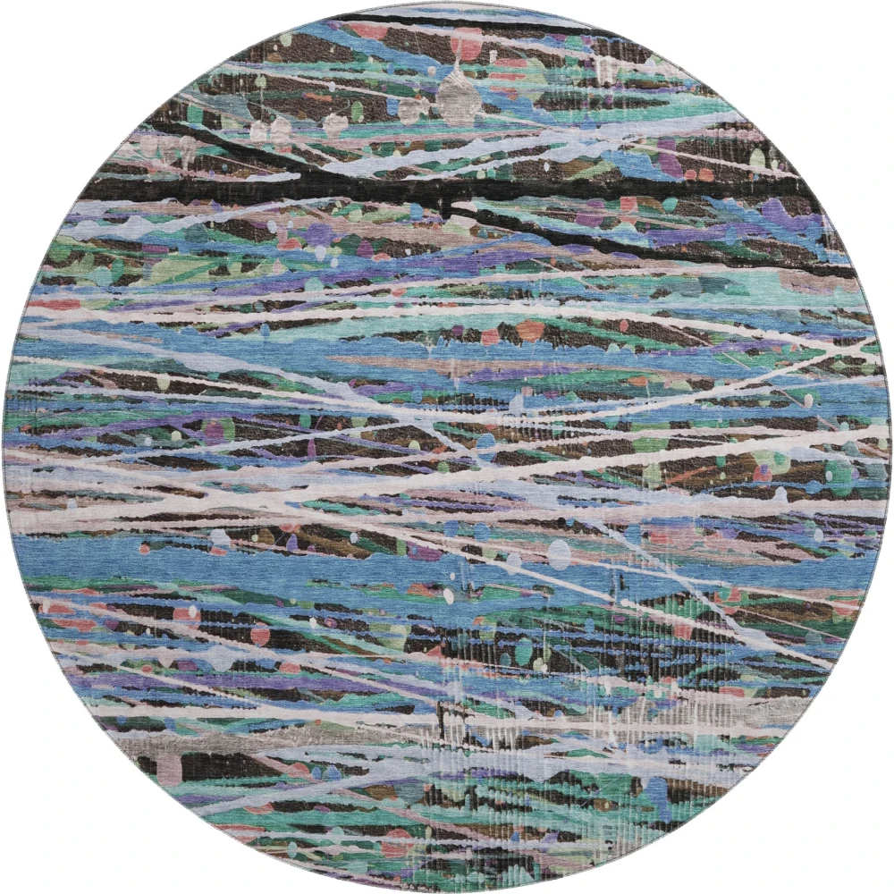Mayfield AMF2125 Blue 8' x 8' Rug