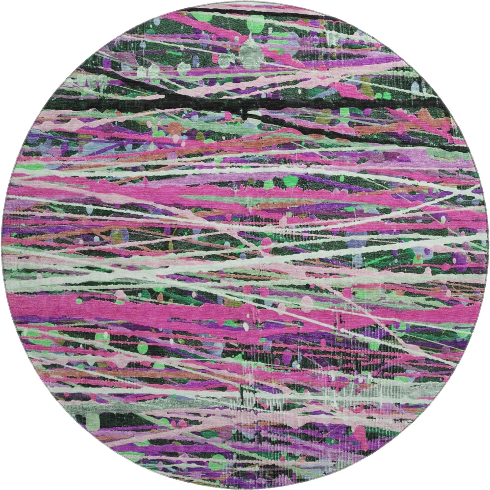 Mayfield AMF2125 Pink 8' x 8' Rug