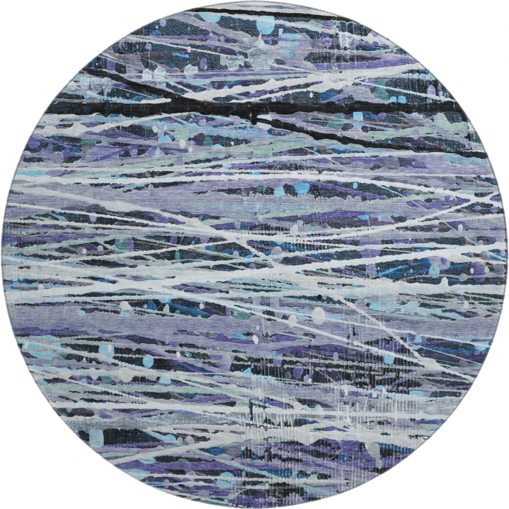 Mayfield AMF2126 Purple 8' x 8' Rug