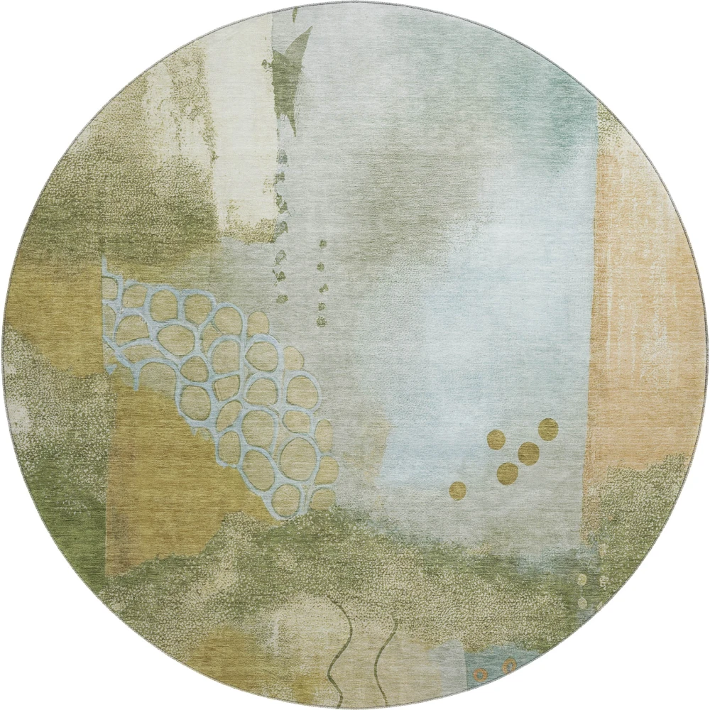 Mayfield AMF2127 Green 8' x 8' Rug