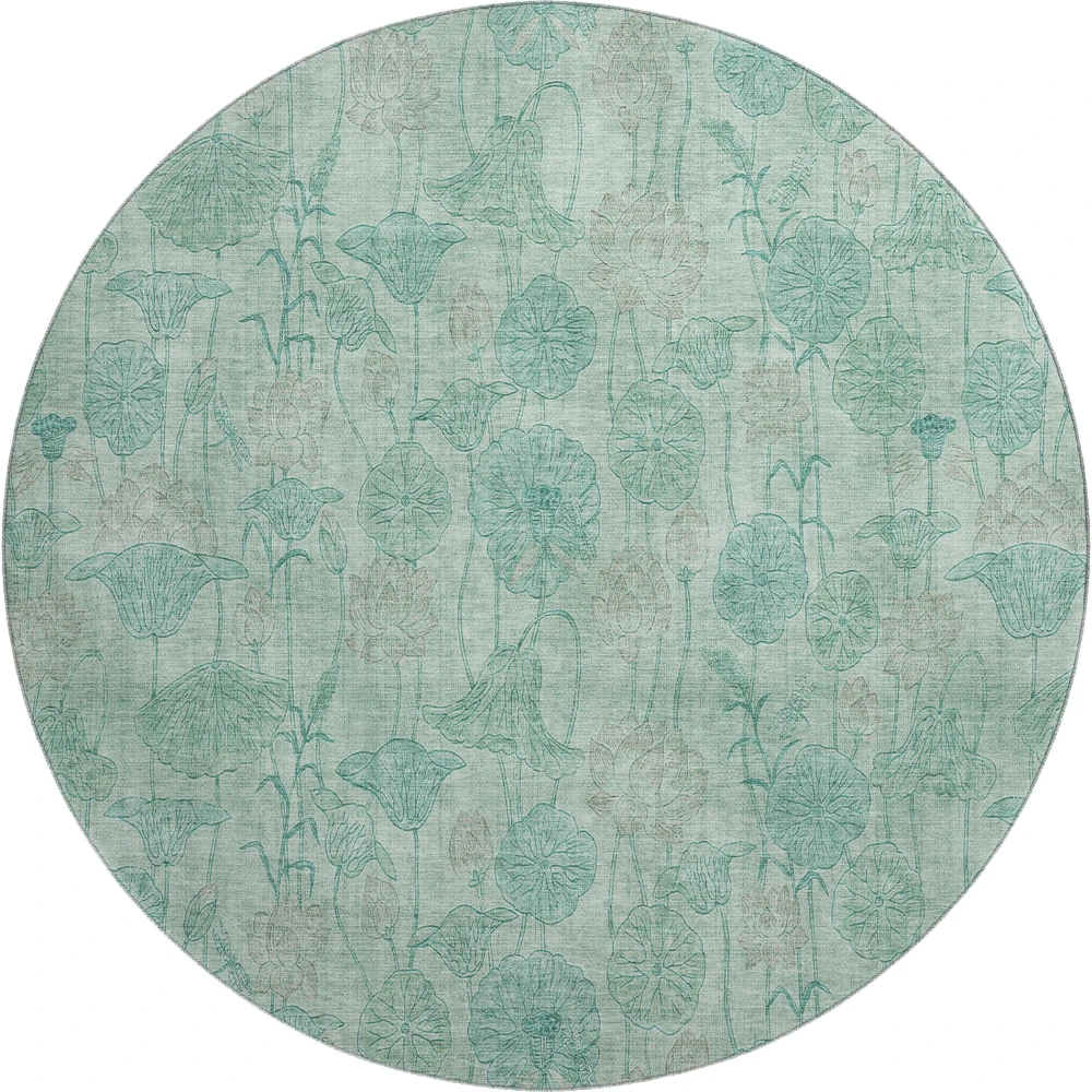 Mayfield AMF2128 Aqua 8' x 8' Rug