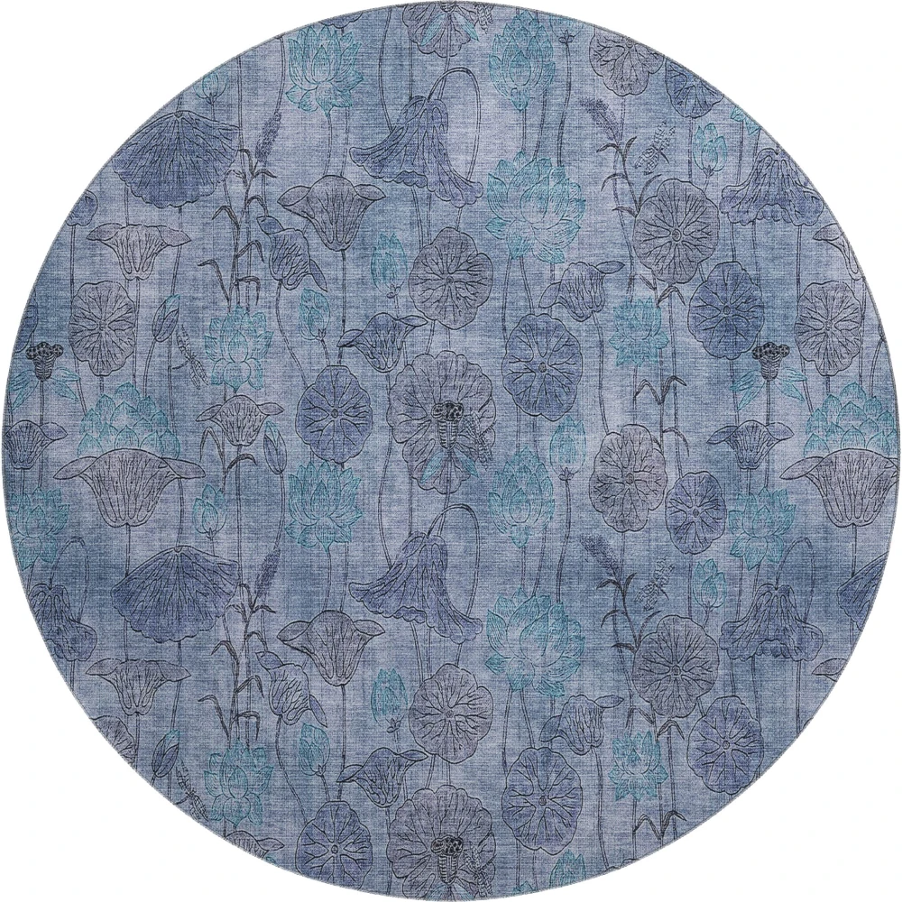 Mayfield AMF2128 Blue 8' x 8' Rug