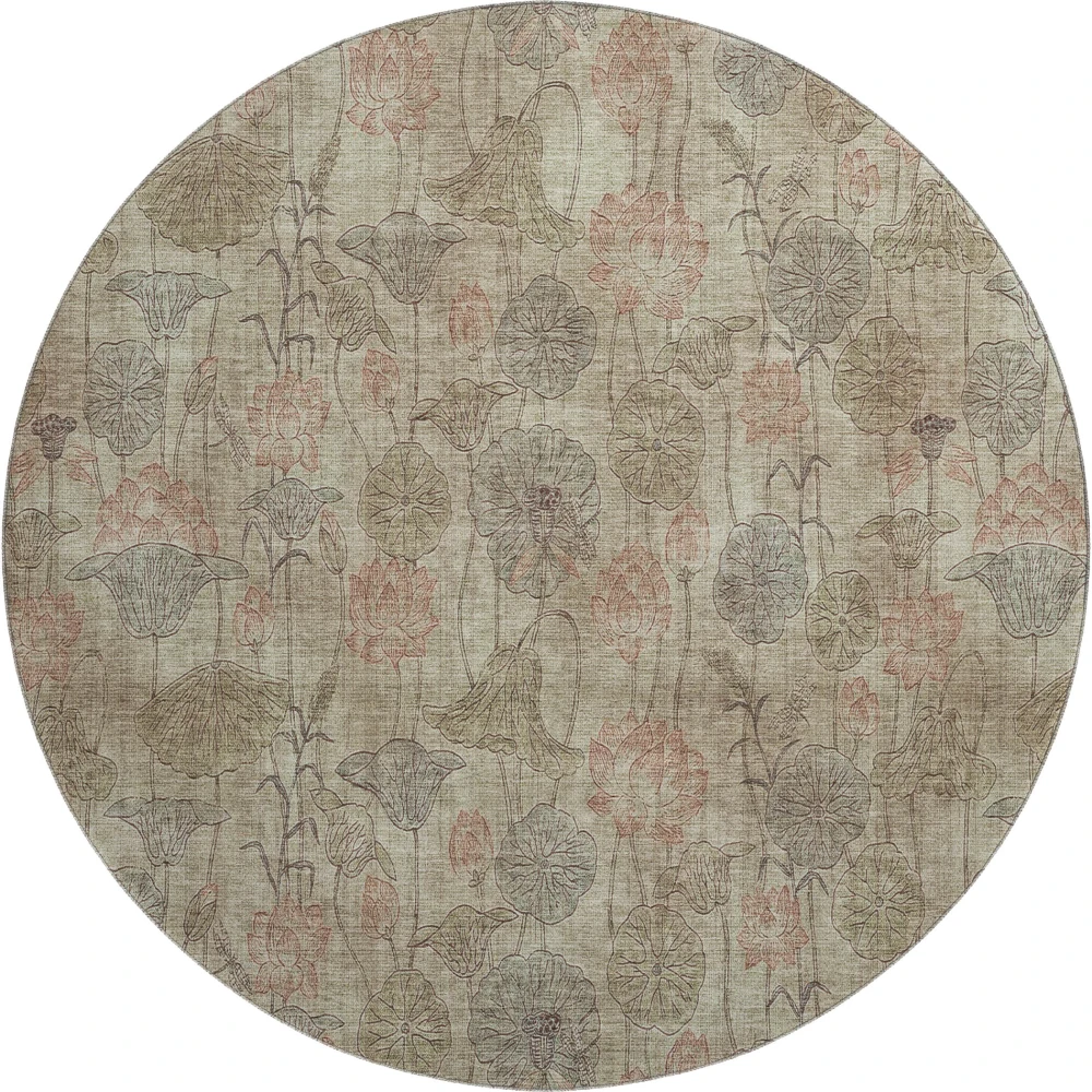 Mayfield AMF2128 Brown 8' x 8' Rug