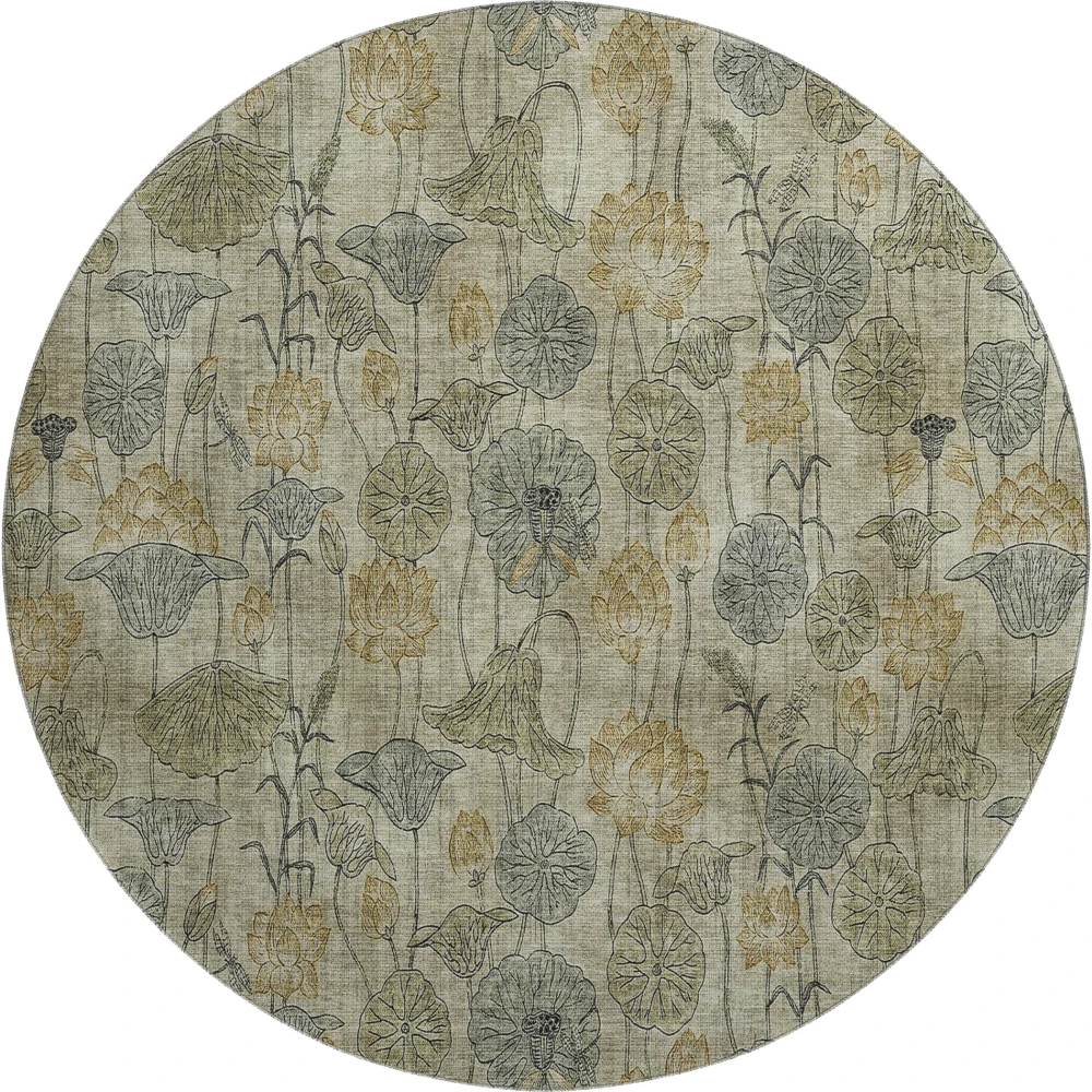 Mayfield AMF2128 Khaki 8' x 8' Rug
